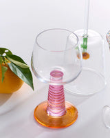 Sunset Stalk Wine Glass 2P