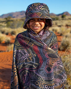 Tjala Tjukurpa Terry Bucket Hat