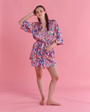 Load image into Gallery viewer, Kip&amp;Co x Jenny Kee Opal Oz Pax Lilac Satin Robe
