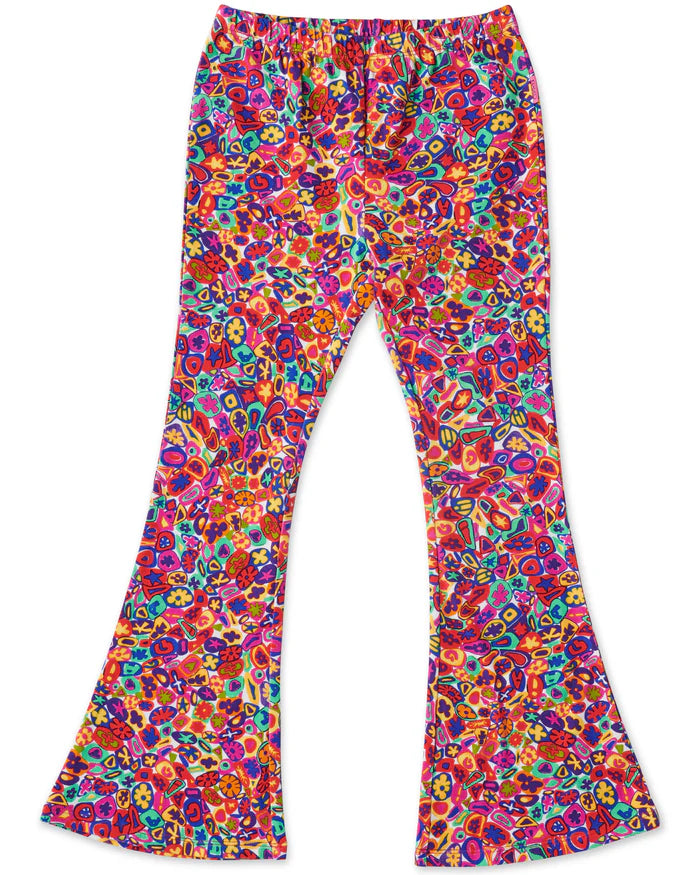Kip&Co x Jenny Kee Peace, Love and Jenny Organic Cotton Flare Leggings.. Last Pair Available