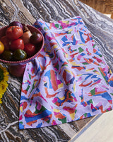 Kip&Co x Jenny Kee Opal Oz Pax Linen Tea Towel