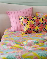Kip&Co x Ken Done Pastel Blooms Linen Fitted Sheet**Last size King Available