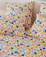 Kip&Co x Ken Done Summer Floral White Organic Cotton Pillowcases 2P