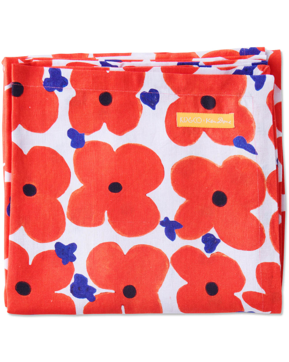 Kip&Co x Ken Done Pop Floral Linen Tablecloth Standard Rectangular
