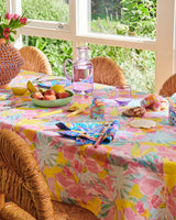 Kip&Co x Ken Done Pastel Blooms Linen Tablecloth Standard Rectangular