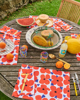 Napkin Kip&Co x Ken Done Pop Floral Linen 4P