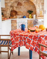 Kip&Co x Ken Done Pop Floral Linen Tablecloth Standard Rectangular