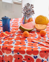 Kip&Co x Ken Done Pop Floral Linen Tablecloth Standard Rectangular