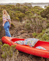 Kip&Co x Kezz Brett Waterlily Waterway Organic Cotton European Pillowcases