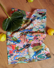 Load image into Gallery viewer, Kip&amp;Co x Kezz Brett Waterlily Waterway Linen Tea Towel
