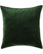 Load image into Gallery viewer, Kombu Green Velvet European Pillowcases
