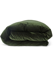 Load image into Gallery viewer, Kombu Green Velvet Quilt Cover
