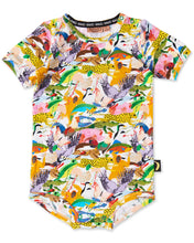 Load image into Gallery viewer, All Creatures Great &amp; Small Organic Short Sleeve Romper
