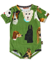 Load image into Gallery viewer, Dog Park Organic Short Sleeve Romper
