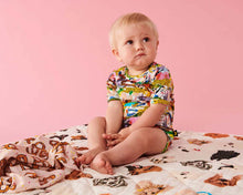 Load image into Gallery viewer, All Creatures Great &amp; Small Organic Short Sleeve Romper
