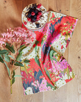 Australian Bush Blossom Tea Towel