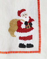 Noel Embroidered Linen 4P Napkin Set