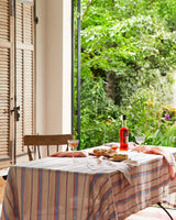 Maldives Stripe Linen 4p Napkin Set