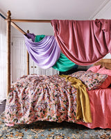 Rose Garden Organic Cotton Flat Sheet * LAST ONE AVAILABLE QUEEN