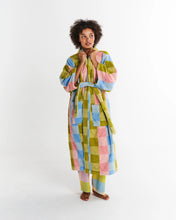 Load image into Gallery viewer, Corfu Tartan Terry Bath Robe
