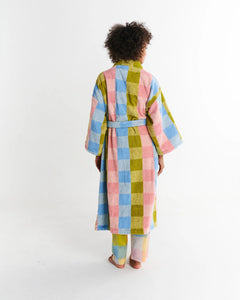 Corfu Tartan Terry Bath Robe