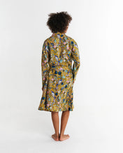 Load image into Gallery viewer, Birds Of Paradise Linen Robe
