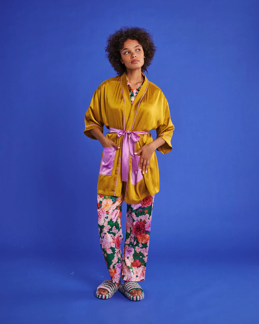 VaVaVoom Satin Robe L/XL