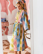 Load image into Gallery viewer, Corfu Tartan Terry Bath Robe
