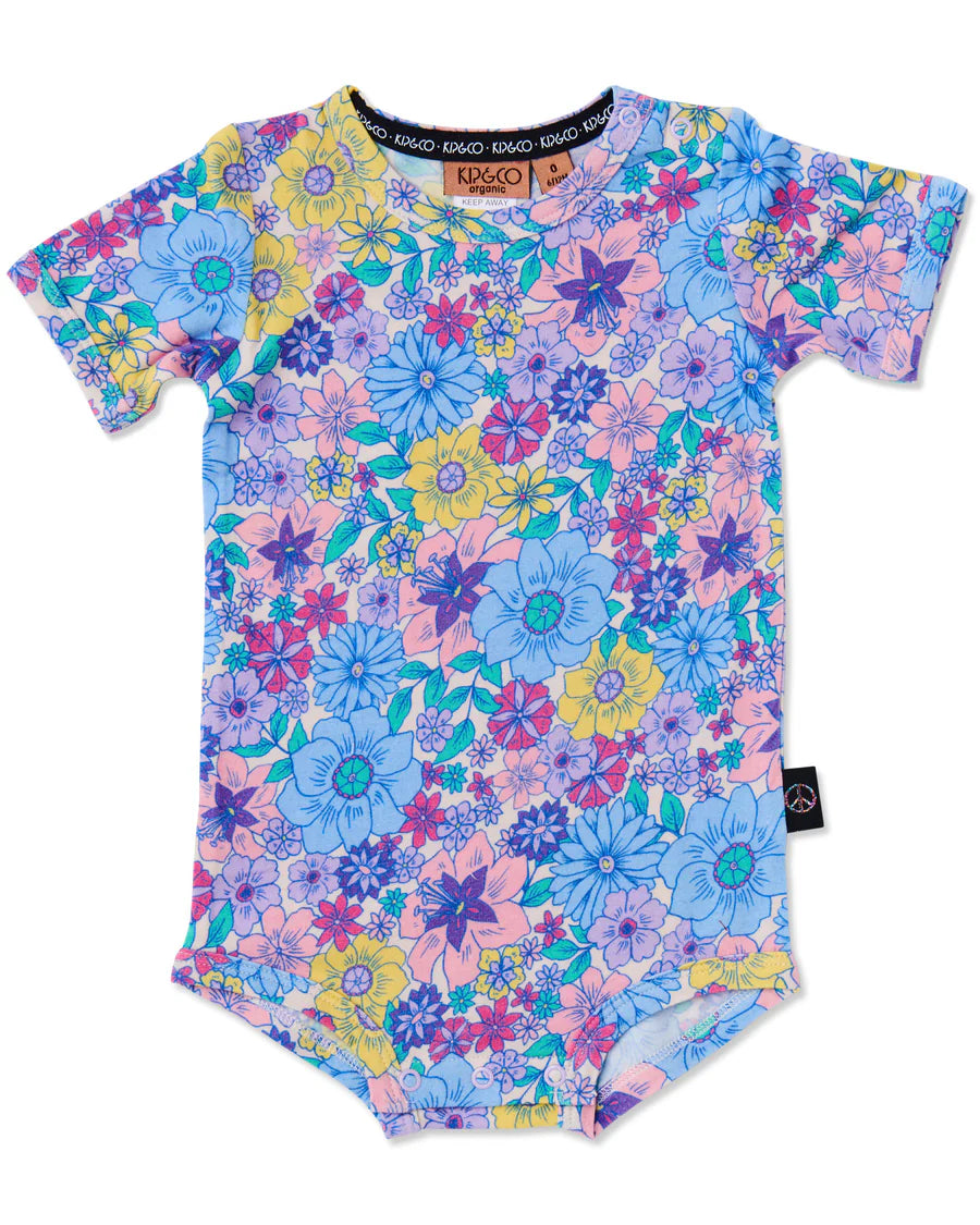 Bunch Of Fun Organic Short Sleeve Romper