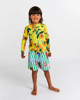 Stripe On Stripe Boardies Bathers