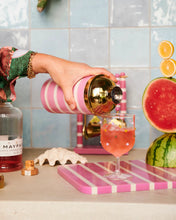 Load image into Gallery viewer, Gypsy Rose Stripe Resin Cocktail Shaker
