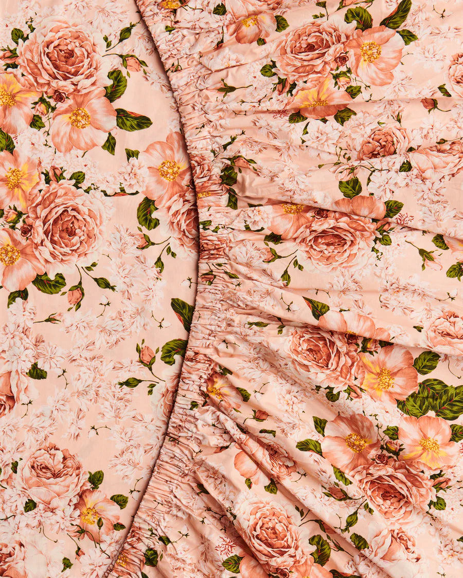 Rose Garden Organic Cotton Fitted Sheet....  Last one available King