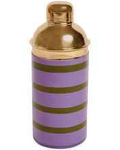 Load image into Gallery viewer, Wisteria Lane Stripe Resin Cocktail Shaker
