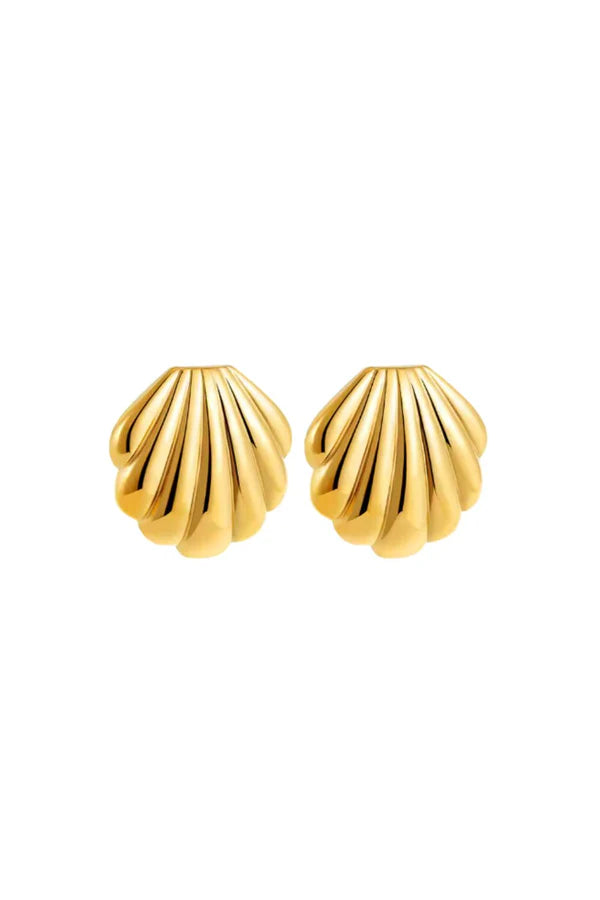 Gold Shell Studs
