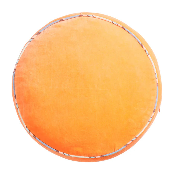 Castilo Round Velvet Cushion - Desert