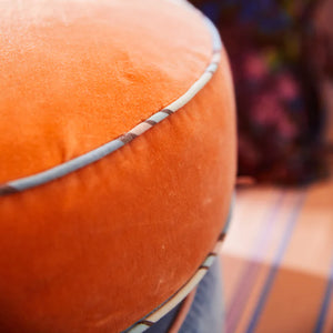 Castilo Round Velvet Cushion - Desert