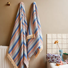 Load image into Gallery viewer, Kanti Waffle Towel - Ultramarine
