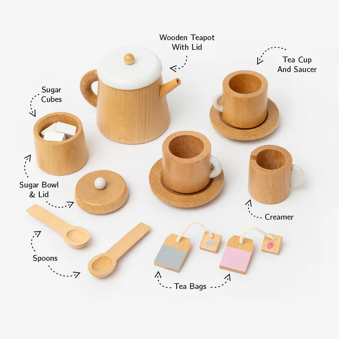 Tea Set -Wooden Toy  Iconic