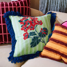 Load image into Gallery viewer, Annette Embroidered Cushion - Jade
