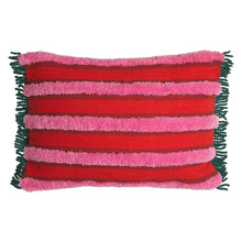 Load image into Gallery viewer, Dumas Tufted Cushion - Scarlet
