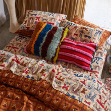 Load image into Gallery viewer, Dumas Tufted Cushion - Scarlet
