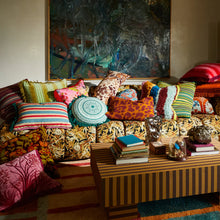Load image into Gallery viewer, Dumas Tufted Cushion - Scarlet
