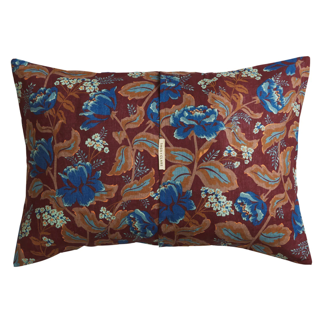 Margot Linen Pillowcase Set - Mahogany