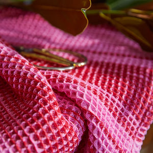 Brigitte Tea Towel - Cosmo Pink