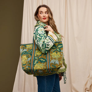 Margot Velvet Tote