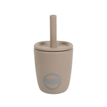 Load image into Gallery viewer, My Little Mini Drinking Cup &amp; Straw - Sand
