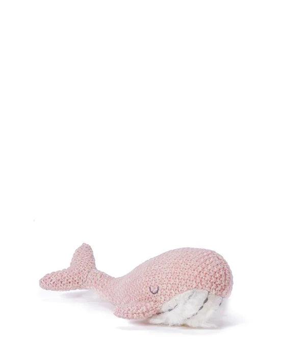 Wanda Whale Rattle-Pink