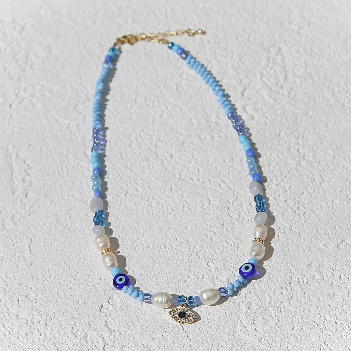 Evil Eye Blue Necklace
