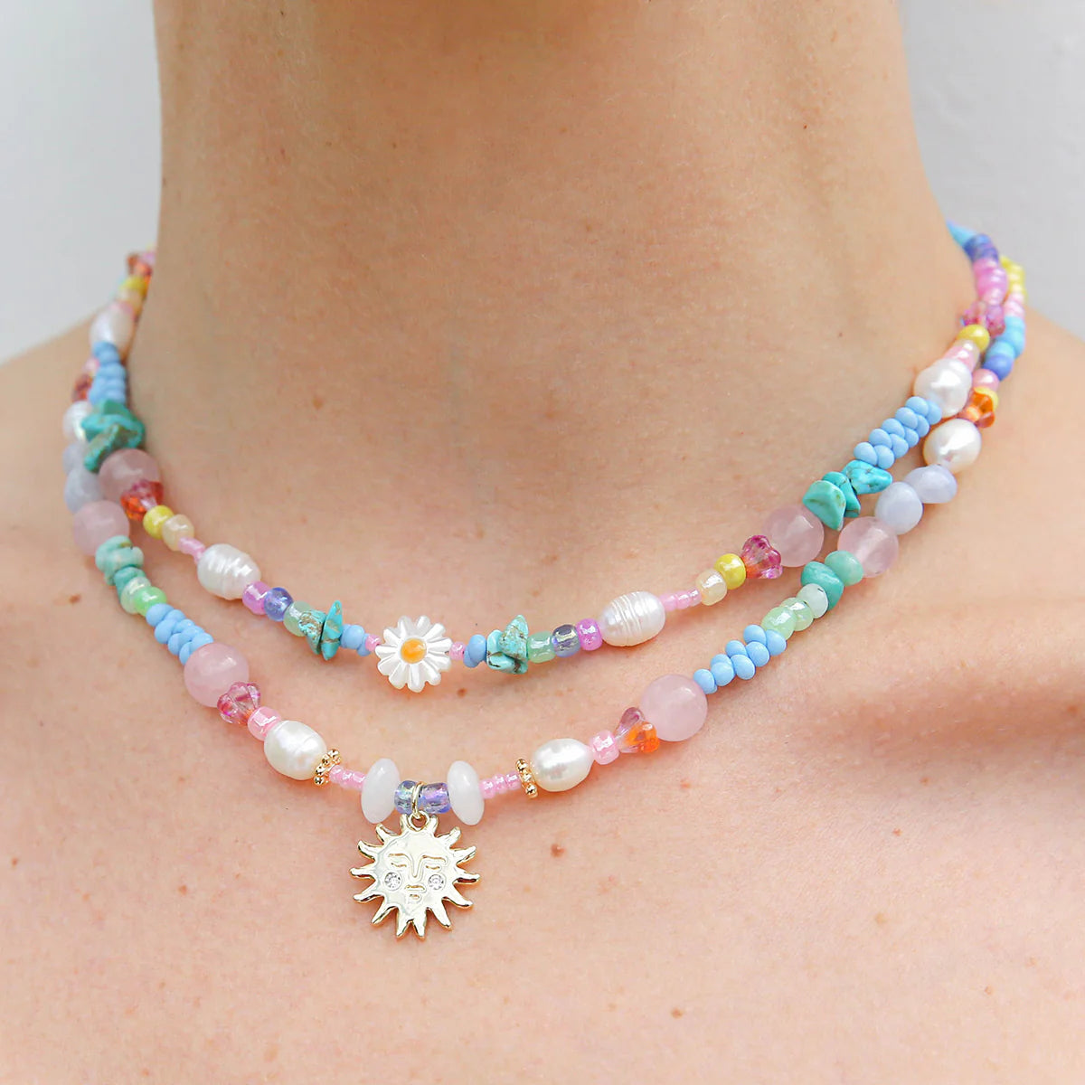 Rainbow Sun Necklace
