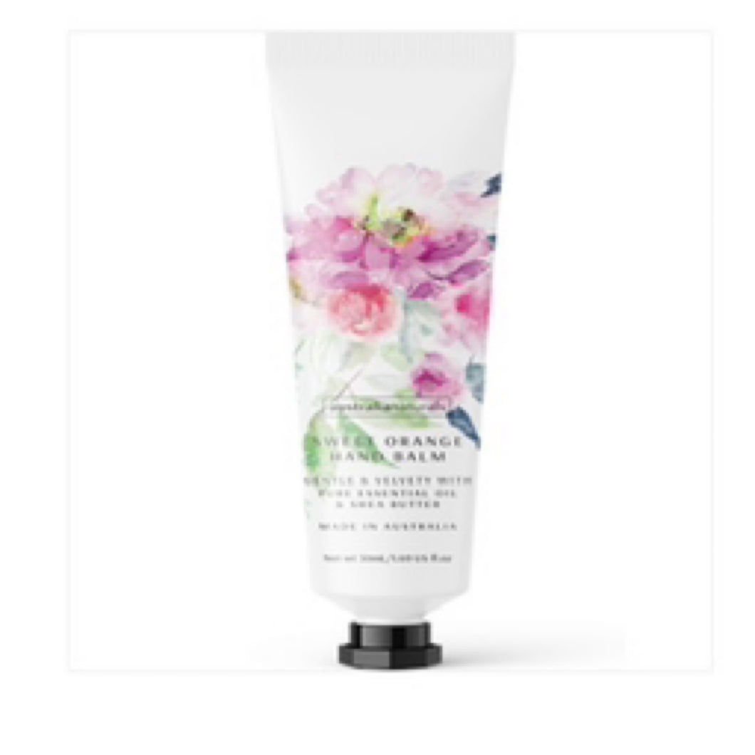 Watercolour Florals 50ml Hand Cream - Sweet Orange